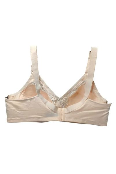 NARIYA Γυναικείο σουτιέν Plus Size Gatherer D cup Χτενισμένο βαμβακερό σουτιέν χωρίς σύρμα Φαρδιά καθημερινά άνετα εσώρουχα