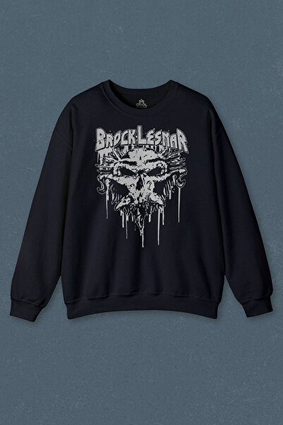 so cool Hanorac albastru bleumarin Logo Brock Lesnar Wwe Ufc American Wrestli...