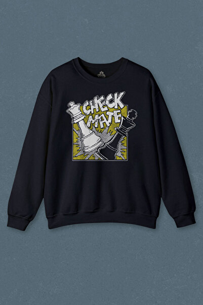 so cool Hanorac albastru bleumarin șah-mat șah șah mate șah King Queen Gambit imprimat unisex