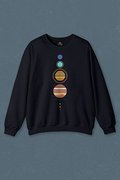 so cool Hanorac Albastru Marin Sistem Solar Planete Sistem Solar Pământ Lună ...