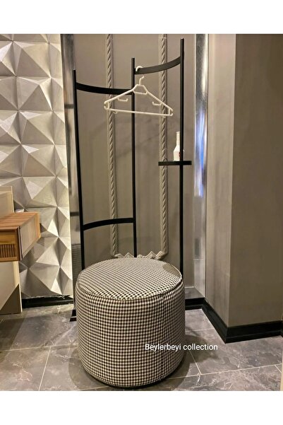 BEYLERBEYİ Puf ,kaz Ayağı Düz Kumaş ,makyaj Pufu Puf Sandalye Ayak Uzatma Puf...