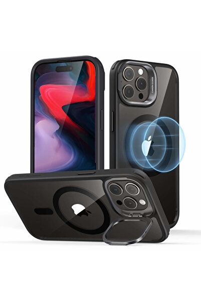 ESR İphone 15 Pro Max Uyumlu, Classic Kickstand Hibrit Halolock Magsafe Kılıf