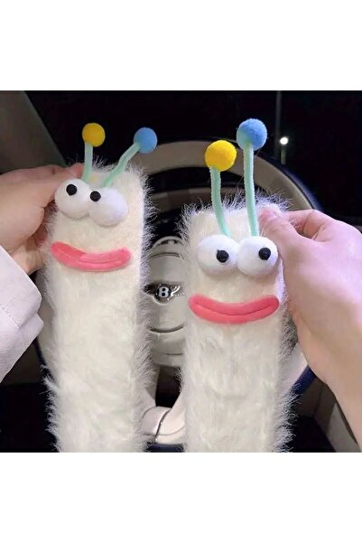 Hobi Dünyası Mercan Polar, Sonbahar/Kış için Sıcak Peluş Ev Günlük Çorap Sevi...