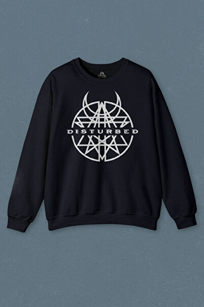 so cool Mračnoplava majica Disturbed Metal Rock Bond Štampano Unisex