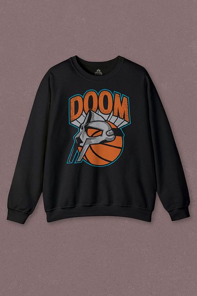 so cool Unisex Sweatshirt Mf Doom Basketball Hip Hop Mask Printed Sweat