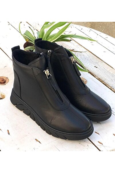 Kuum لندن ك 1132005   حذاء نسائي يومي مريح مزين بسحاب من الجلد الطبيعي