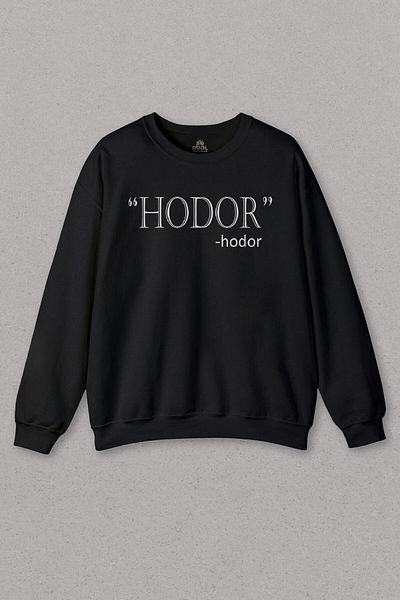 so cool Hanorac unisex Hodor Citate Seria Game of Thrones Stark Winter Is Coming Transpirație imprimată