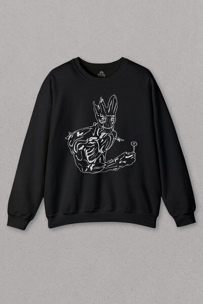 so cool Unisex dukserica I Am Groot Primitivni Džentlmeni Čovek Ba Štampano d...