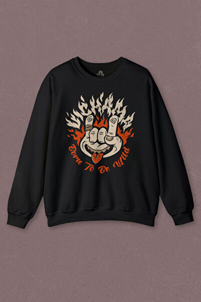 so cool Unisex majica Born To Be Wild Rock and Roll muzika Štampano