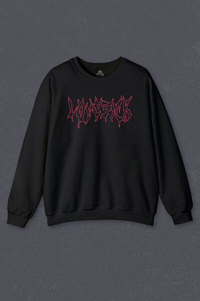 so cool Unisex dukserica Lovesick Blackpink Kpop korejski gotički Štampano du...