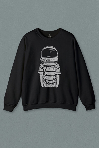 so cool Unisex crna majica sa kapuljačom Astronaut Kosmos Planeta Galaksija S...