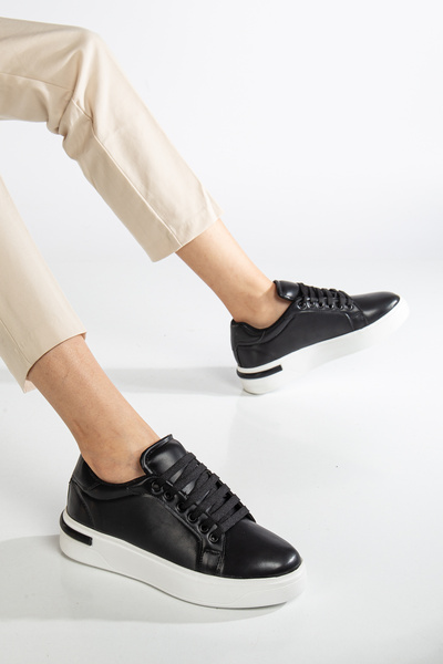 Berfu shoes Colorful Skin White Sole Lace-Up Sneakers