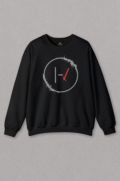 so cool Unisex Black Sweatshirt Twenty One Pilots Stressed Out Printed Sweat