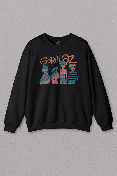 so cool Unisex φούτερ Gorillaz 2D Rock Blur Damon Albarn Feel Good Urban Φούτ...