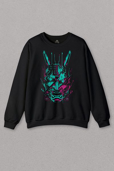 so cool Mască Hannya Hannya Demon unisex Mască japoneză japoneza Oni Imprimat Transpirație