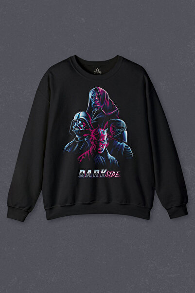 so cool سويت شيرت للجنسين دارك سايد ستار وورز دارث مطبوع