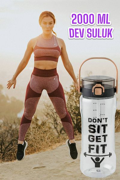 MEDUSHOP Watermode Giant Water Bottle - Water Bottle 2000 ml in Sports, Hiking, Here, School