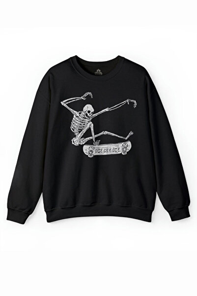 so cool Skateboarding Skeleton Skull Dry Head B Štampano Dukserica
