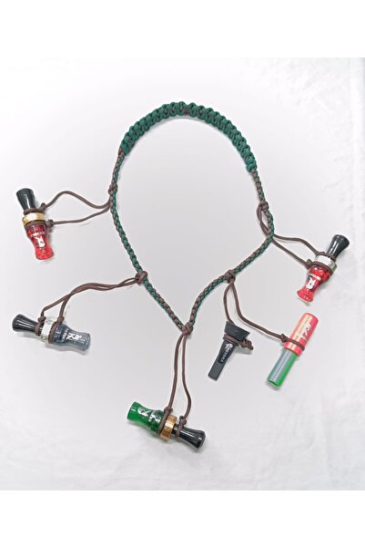 REYOKA 10 Lu Düdük Askılığı Ördek Düdüğü Askılığı - Pro Duck Lanyards