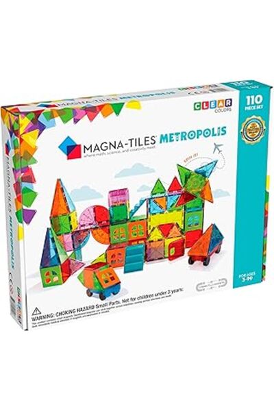 Magna Tiles مجموعة Magna-Tiles Metropolis مكونة من 110 قطعة