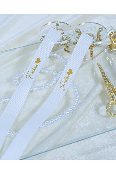 Rima Tasarım Isimli Yüzük Kurdelesi Söz Kurdelesi Ve Nişan Kurdelesi İnci Hed...