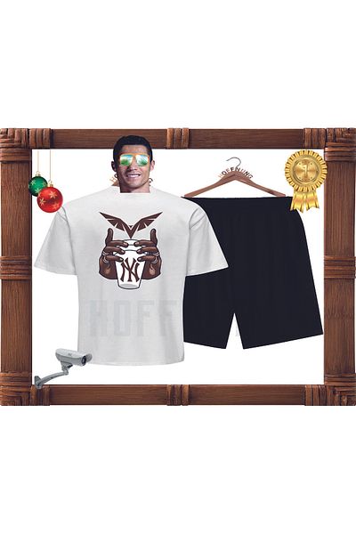 HOFFNUNG Full Pants Beyez My Bardak Unisex Tracksuit Set