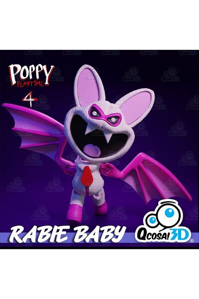 Giftbox3d POPPY PLAYTIME 4 RABIE BABY HAREKETLİ FİGÜR 15 CM