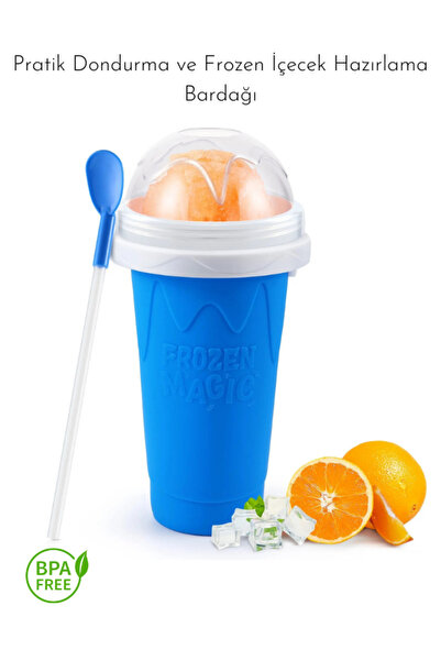 fitmart Pratik Sihirli Dondurma Hazırlama Makinesi Dondurma Kalıbı Ve Slushy ...