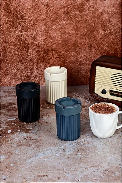 KaktüsKedi 3 Unscented Ashtray Set