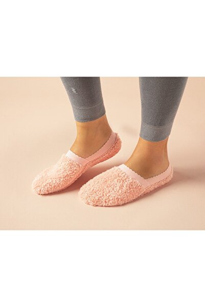 English Home New Soft Kadın Peluş Çorap Pudra
