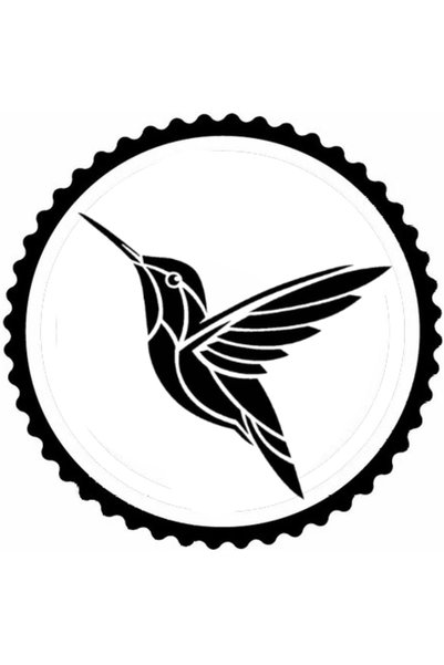 Kıvırcıkyoga ملصق نموذج أول بتصميم طائر مقاس 30 × 30 سم