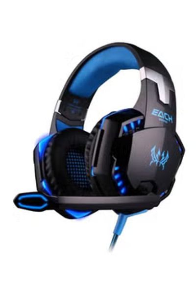 KOTION EACH Gaming Wired Over the Ear Headsets with Mic & LED - G2000 Edition