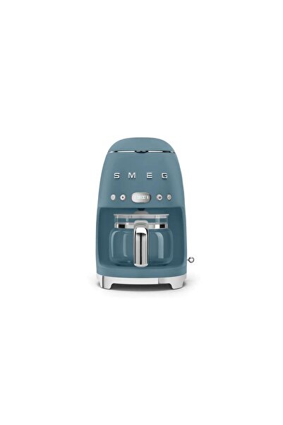SMEG 50's Style Retro Matte Storm Blue Filter Coffee Machine Dcf02Sbmeu