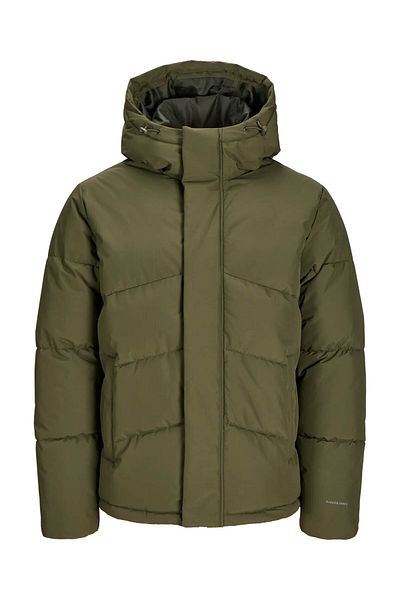 Jack & Jones Jjworld Puffer Dark Khaki Men's Coat 12259850