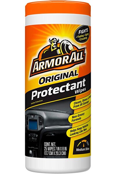 Armor ALL مناديل حماية أصلية 25 قطعة - تنظف وتلمع وتحمي من الأشعة فوق البنفسج...