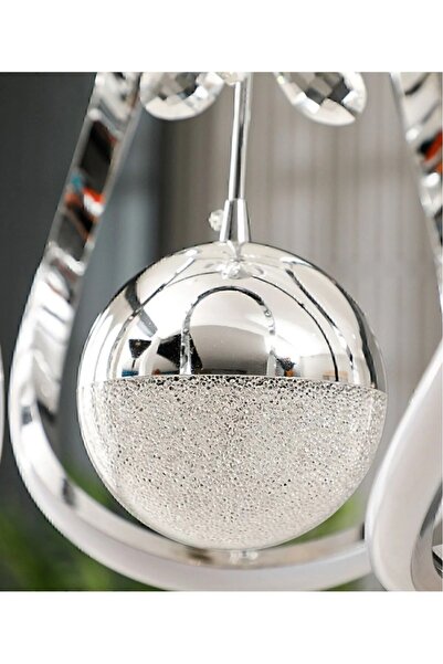 lüx aydınlatma Lx Avize Krom Ledli Modern Şık