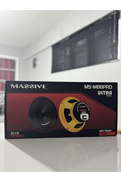 Massive MASSİVE MS-M88PRO ULTRA 20CM MİDRANGE HOPARLÖR TAKIMI 175RMS