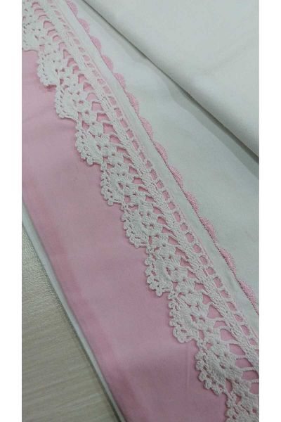 Papatyam 46X88 cm Double Sided Lace Pillow - Hand Knitted Crochet 1 Piece (Antique/Vintage)