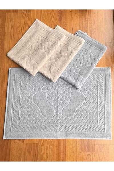 Peacock 4 Pieces of 50X70 Size Foot Towels