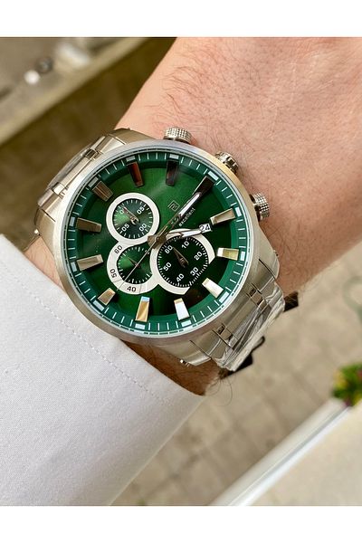 Reward Excellent 5Atm Waterproof Silver Color Steel Mens Wrist Watch Bracelet Gift