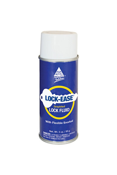 AGS مزلق Lock-Ease Graphite Lock، عبوة أيروسول 3 أونصة (LE-5)، أسود، مزيل سري...