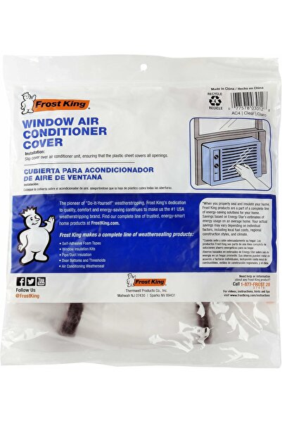 FROST KING غطاء مكيف الهواء الصناعي 3Mil