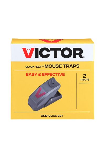 Victor مصيدة الفئران قطعتين