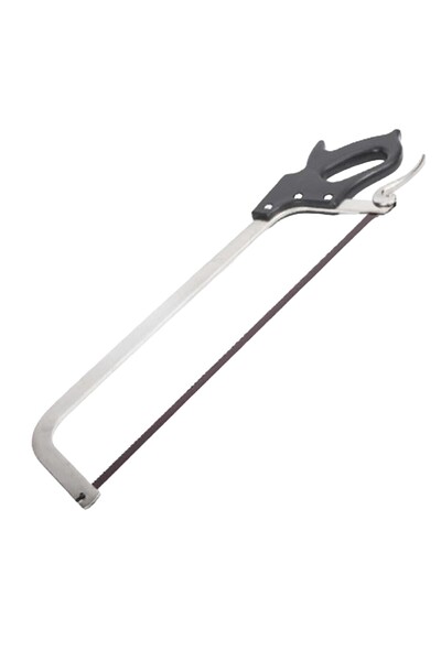 MASTER MECHANIC 22-Inch Stainless Steel Butcher Saw, hardwood handle for cont...