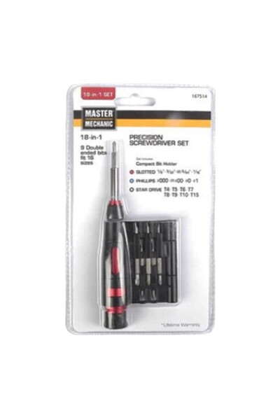 MASTER MECHANIC مجموعة براغي MM 18/1 Prec