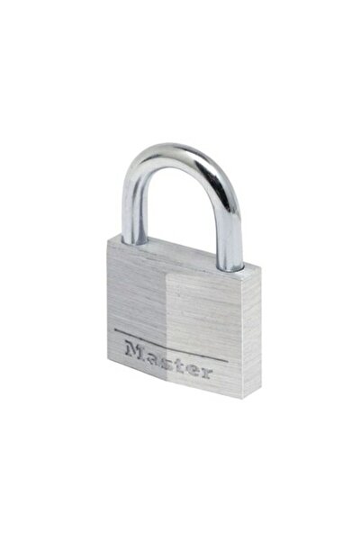 Master Lock Solid Aluminium Padlock 40 mm, 4-Pin Cylinder, Hardened Steel Sha...