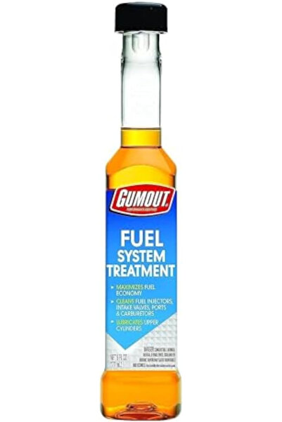 GUMOUT منظف نظام الوقود 2X Reg High Mileage سعة 6 أونصة