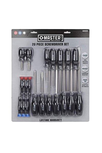 MASTER MECHANIC مجموعة مفكات براغي MM 20 قطعة