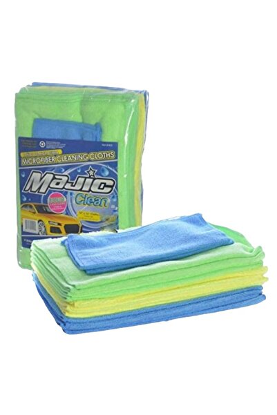 MAJIC 14 قطعة. المجموع = 12 قطعة من قماش التنظيف المصنوع من الألياف الدقيقة +...