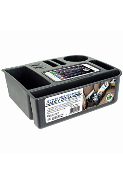 Custom Accessories منظم شحن HOUSEMART Tuff Tech 91135، أسود، يحمل الهاتف والج...